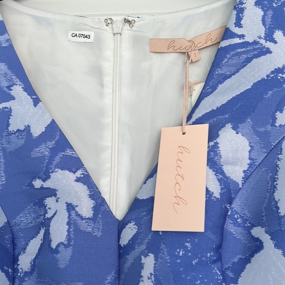 Beautiful purple floral dress Hutch, size 2 - Picture 3 of 8